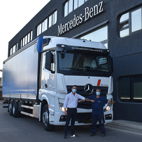 Consegna Actros Mercedes 2545 usato!