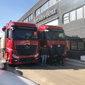 Consegna n° 2 Nuovi Actros 1851 LS Mercedes-Benz!