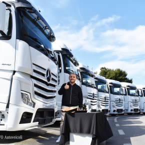 Consegna n° 10 Actros Mercedes-Benz alla Primacargo S.r.l.!