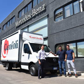 THE BEST MOMENTS of the Mercedes Sprinter key delivery to Garofoli SpA
