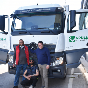 Quattro Mercedes Actros F per APULIA DISTRIBUZIONE!!!!