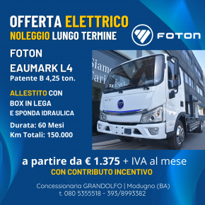 OFFERTA DI NOLEGGIO A LUNGO TERMINE Athlon/Foton Truck