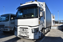 RENAULT TRUCKS T 460 P4X2 11L E6 CASSONE + CENTINA +SPONDA RETRATTILE (88/GVI)